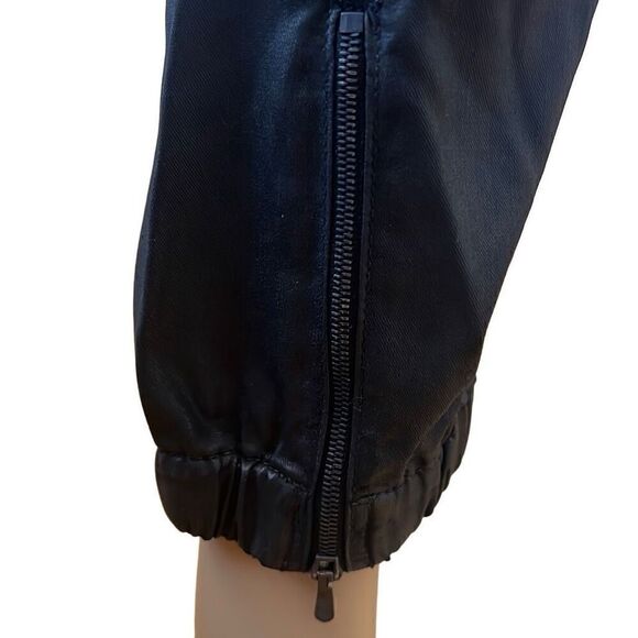 AG Adriano Coated Black Tapered Jogger Pants M - Picture 10 of 15